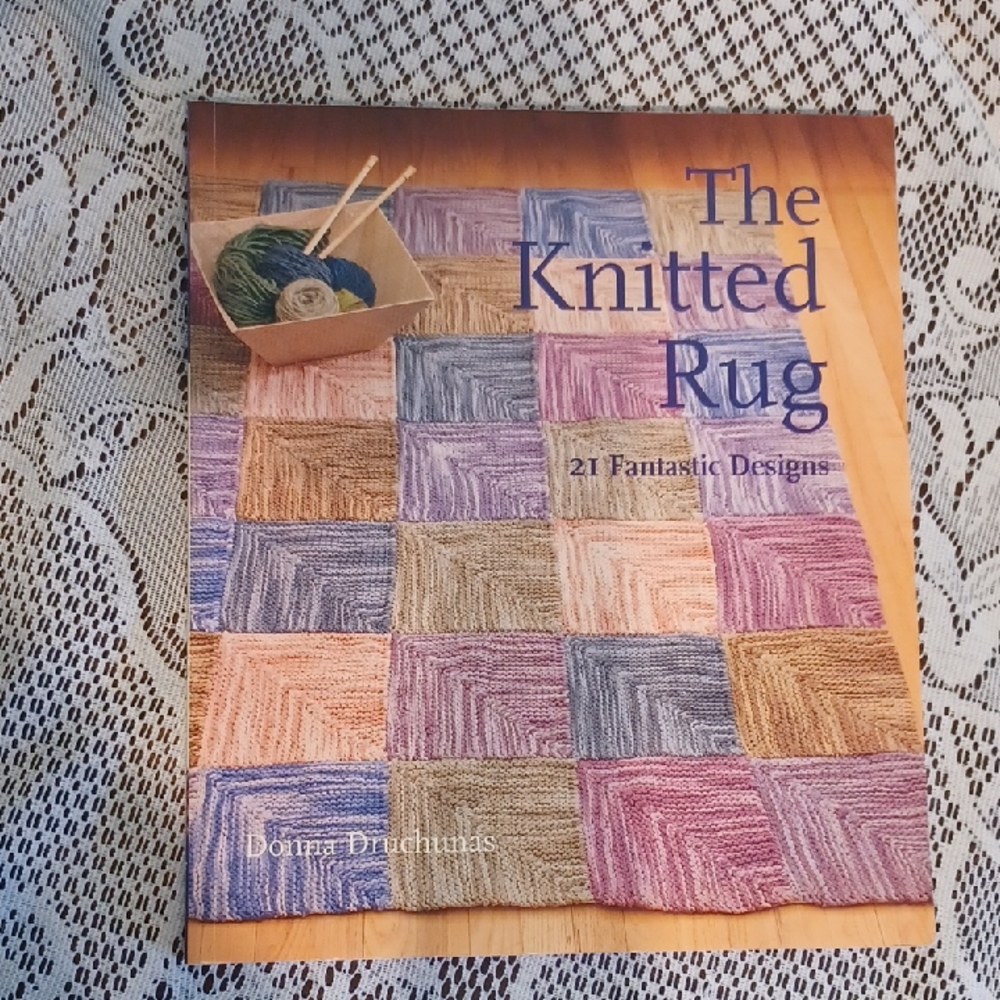 The Knitted Rug By Donna Druchunas Coffee Table Book